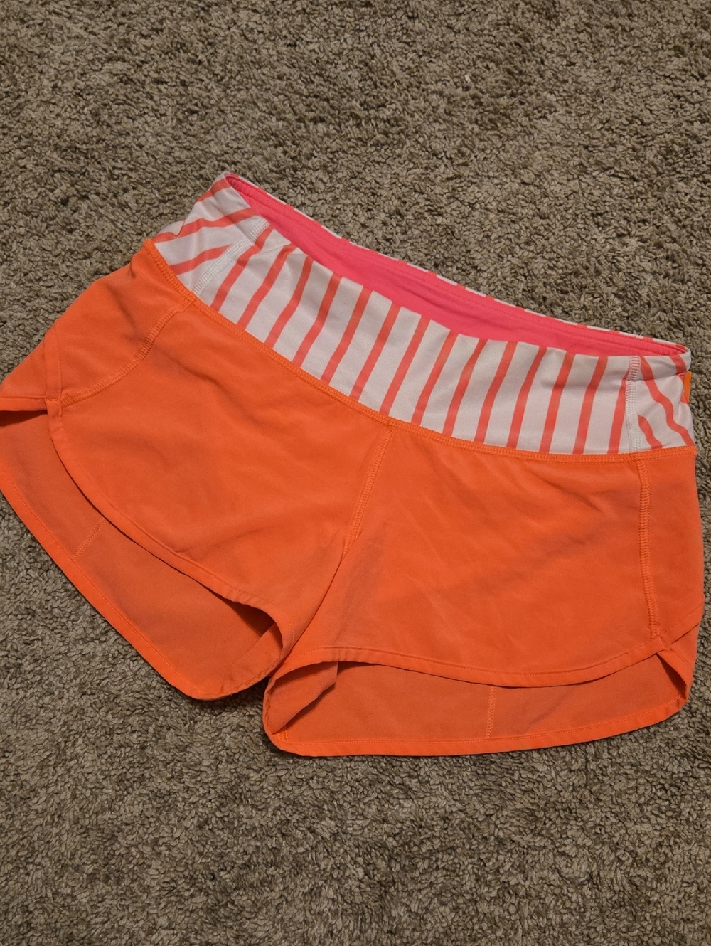 Hot Pink Low Rise Lululemon Shorts